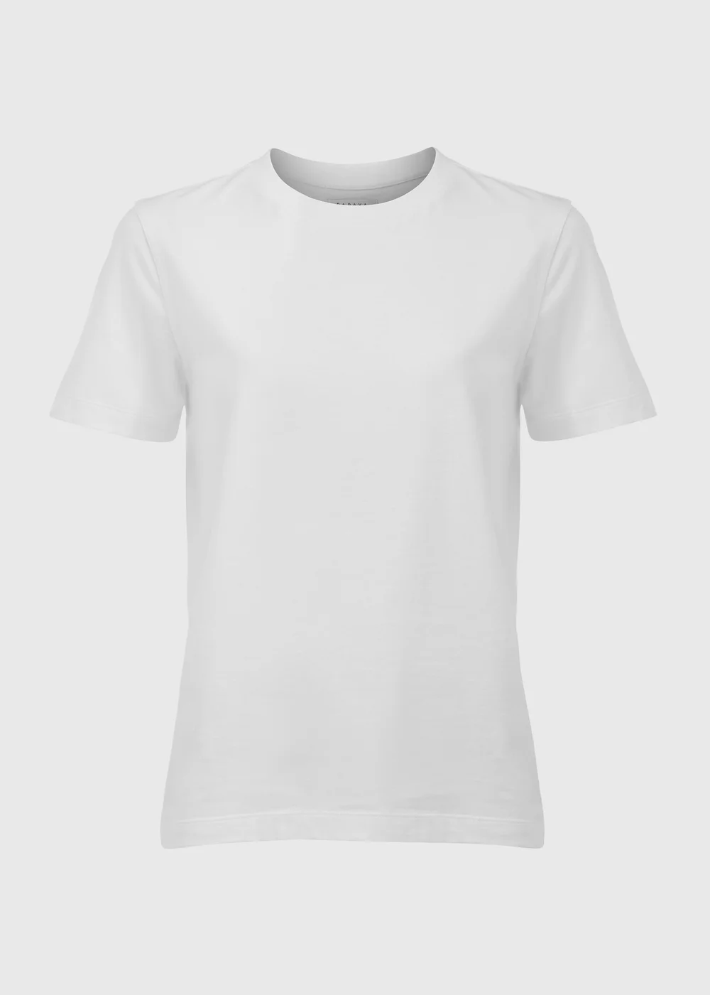 White Modern Plain T-Shirt - 8 Image 9