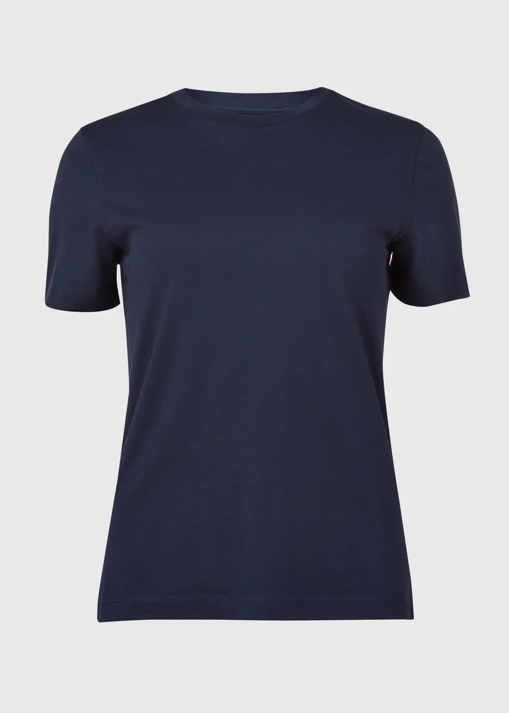 Navy Modern Plain T-Shirt - 8 Image 9