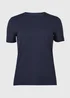 Navy Modern Plain T-Shirt - 8 Image 9