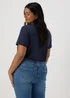 Navy Modern Plain T-Shirt - 8 Image 4