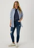 Navy Modern Plain T-Shirt - 8 Image 7
