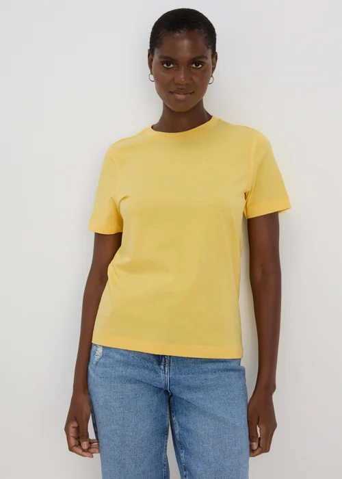 Yellow Plain T-Shirt - 8 Image 7