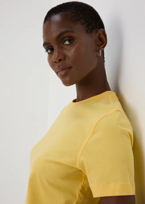 Yellow Plain T-Shirt - 8 Image 5