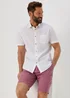 Mauve Belted Chino Shorts - 32 Image 4