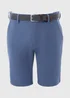 Blue Belted Chino Shorts - 32 Image 5