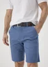 Blue Belted Chino Shorts - 32 Image 3