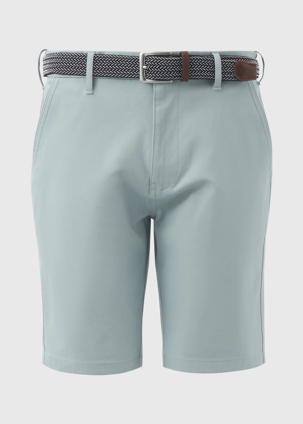 Green Belted Chino Shorts - 32 Image 5