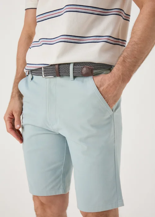 Green Belted Chino Shorts - 32 Image 3