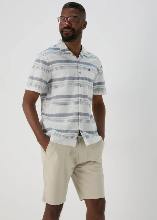 Stone Belted Chino Shorts - 32 Image 1