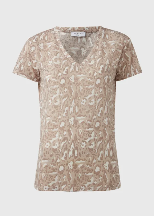 Beige Animal Print T-Shirt - 8 Image 7
