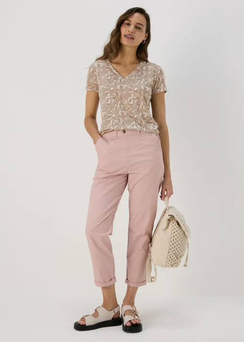 Beige Animal Print T-Shirt - 8 Image 4