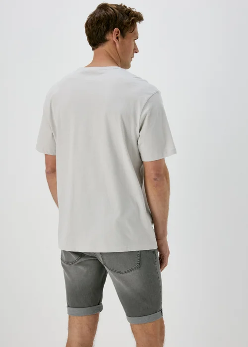 Grey Stretch Denim Shorts - 30 Image 2
