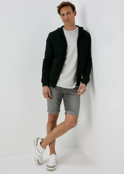 Grey Stretch Denim Shorts - 30 Image 1