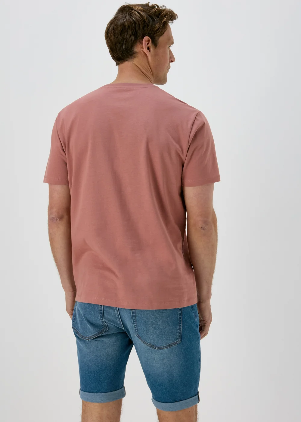 Mid Wash Stretch Denim Shorts - 30 Image 2