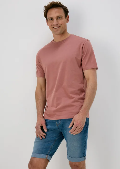 Mid Wash Stretch Denim Shorts - 30 Image 4