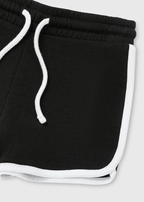 Girls Black Runner Shorts (7-15yrs) - 8 Yrs Image 2