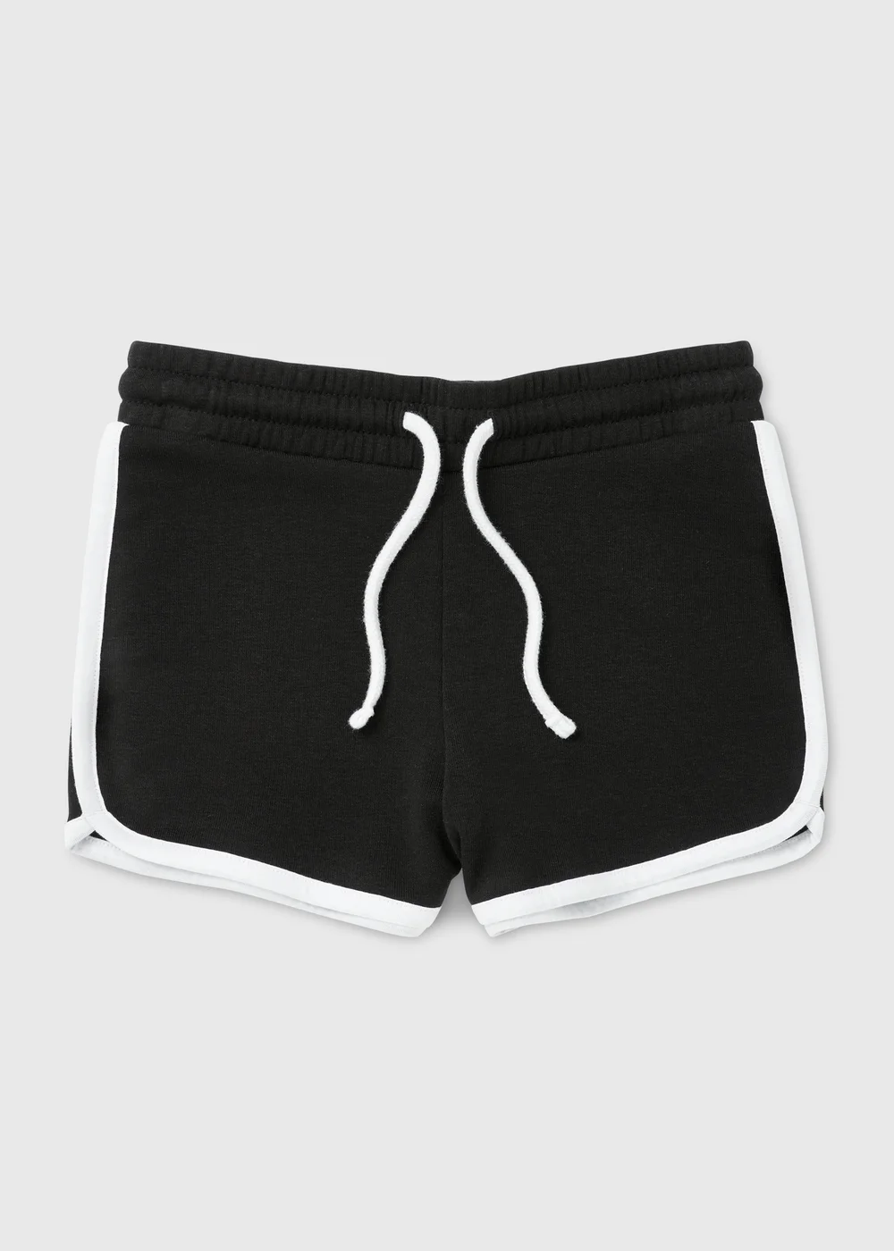 Girls Black Runner Shorts (7-15yrs) - 8 Yrs Image 1