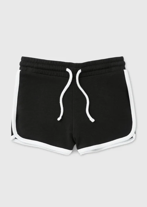 Girls Black Runner Shorts (7-15yrs) - 8 Yrs Image 1