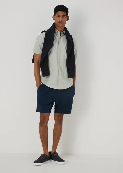 Green Cross Dye Oxford Shirt - S Image 4
