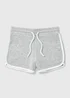 Girls Grey Runner Shorts (7-15yrs) - Age 7 Years Image 1