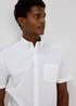White Print Oxford Shirt - S Image 3