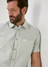 Lincoln Green Linen Shirt - Small Image 3