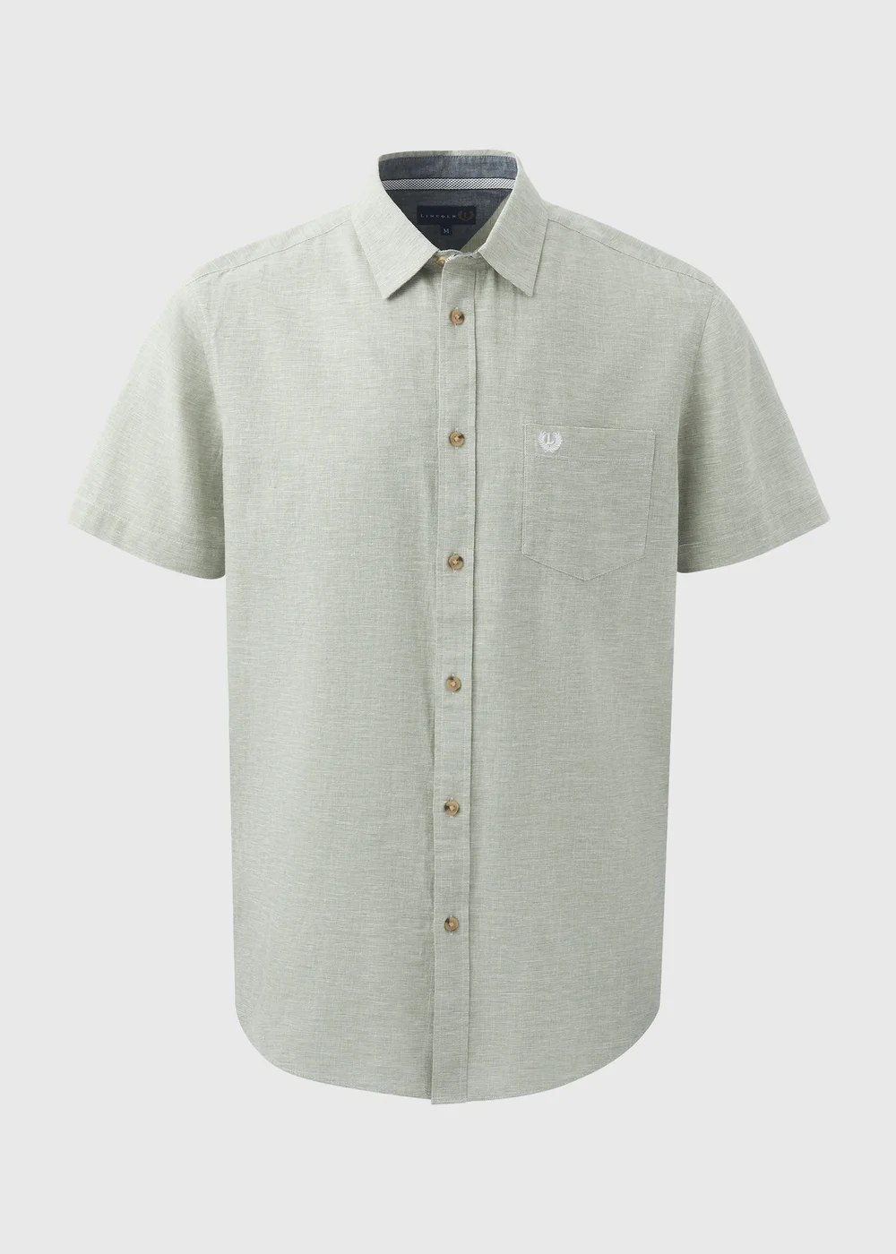 Lincoln Green Linen Shirt - Small Image 5
