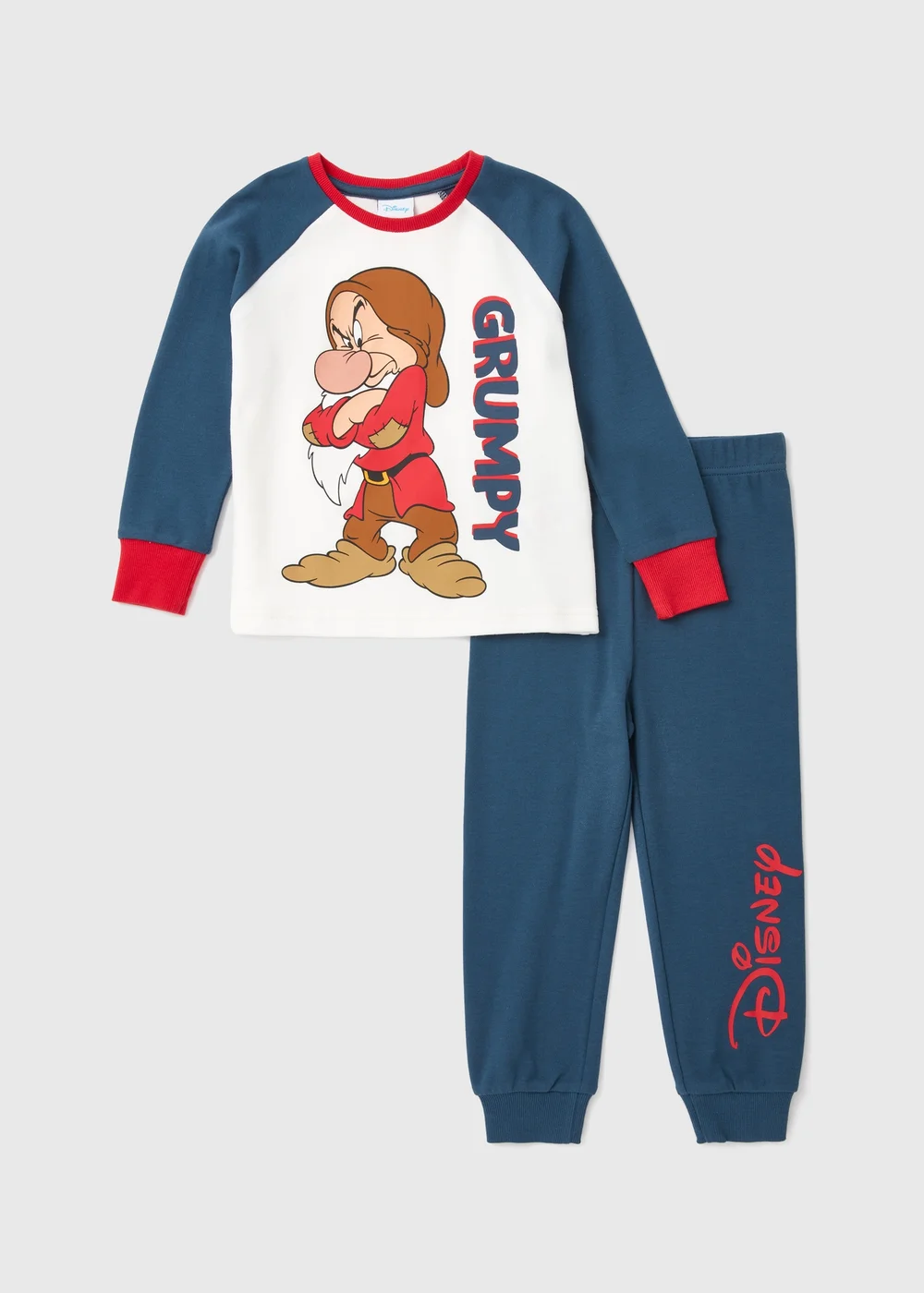 Disney Kids Navy Grumpy Pyjama Set (9mths-6yrs) - Age 9 - 12 Months Image 1