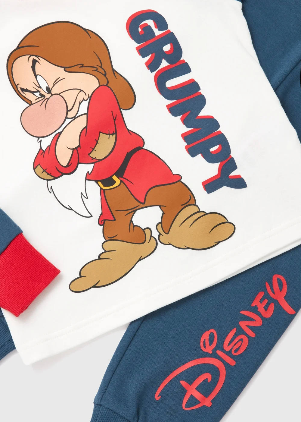 Disney Kids Navy Grumpy Pyjama Set (9mths-6yrs) - Age 9 - 12 Months Image 2