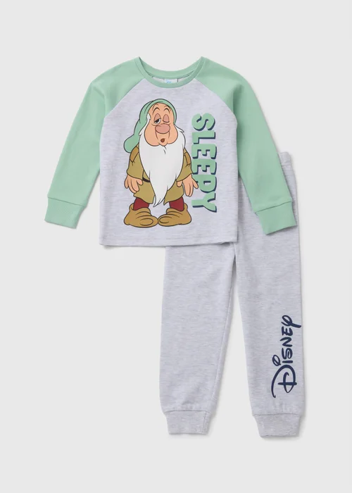 Disney Kids Grey Sleepy Pyjama Set (9mths-6yrs) - Age 9 - 12 Months Image 1