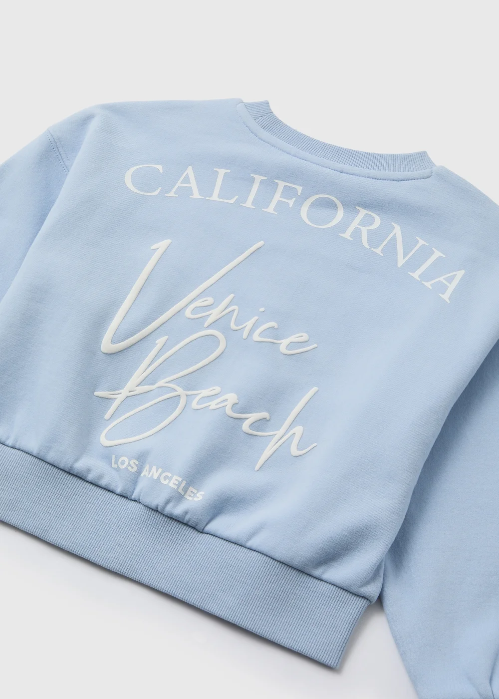 Girls Blue California Slogan Sweatshirt (7-15yrs) - 7 Yrs Image 2