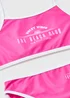 Girls Pink Varsity Bikini Set (6-14yrs) - Age 6 - 7 Years Image 2