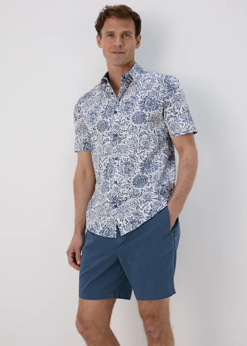 Navy Drawcord Chino Shorts - S Image 1