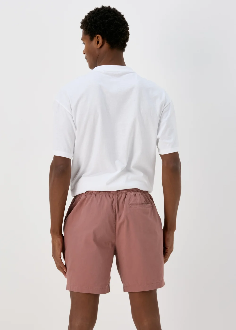 Pink Drawcord Chino Shorts - S Image 4