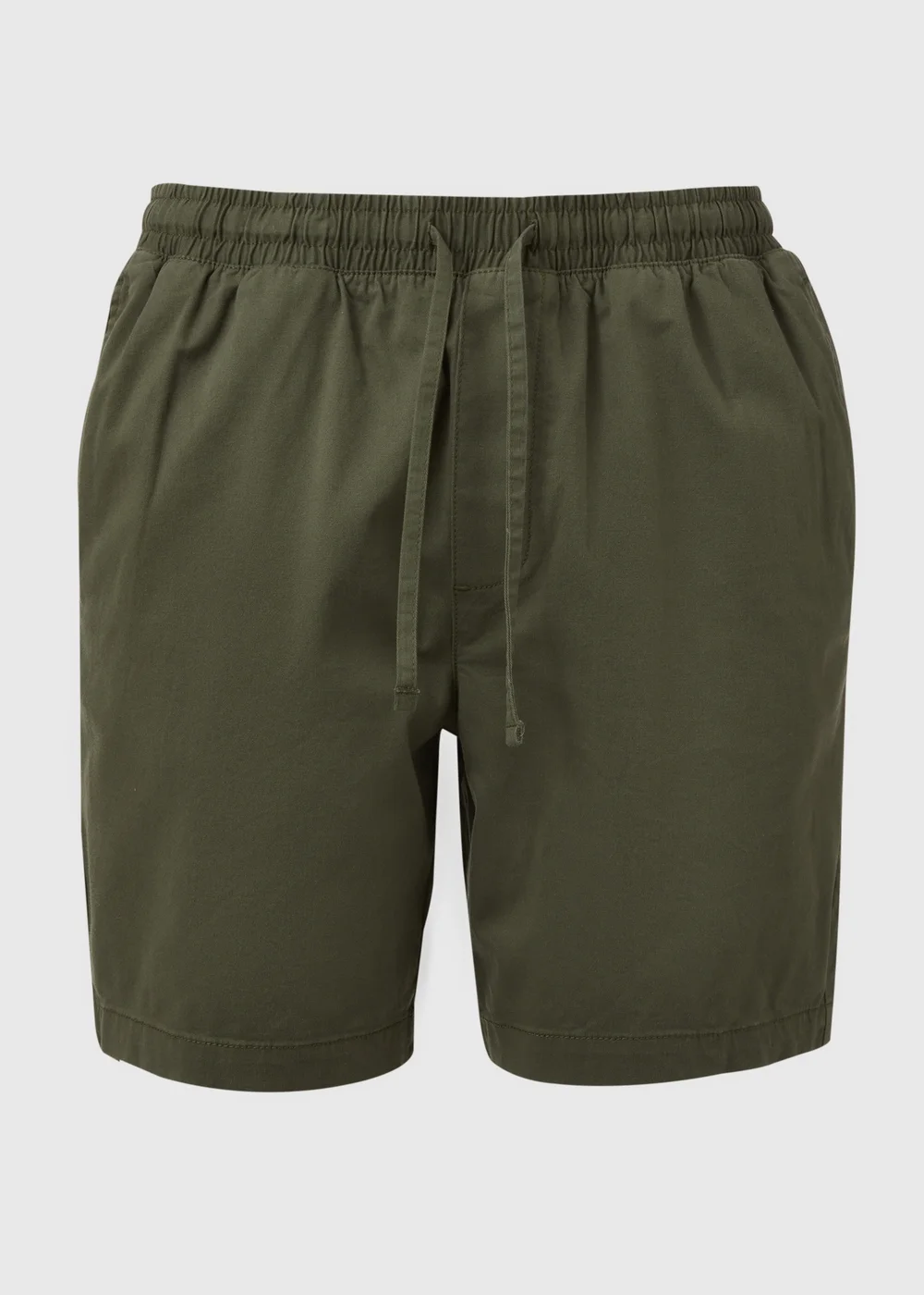 Khaki Drawcord Chino Shorts - S Image 5