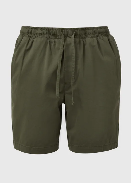 Khaki Drawcord Chino Shorts - S Image 5