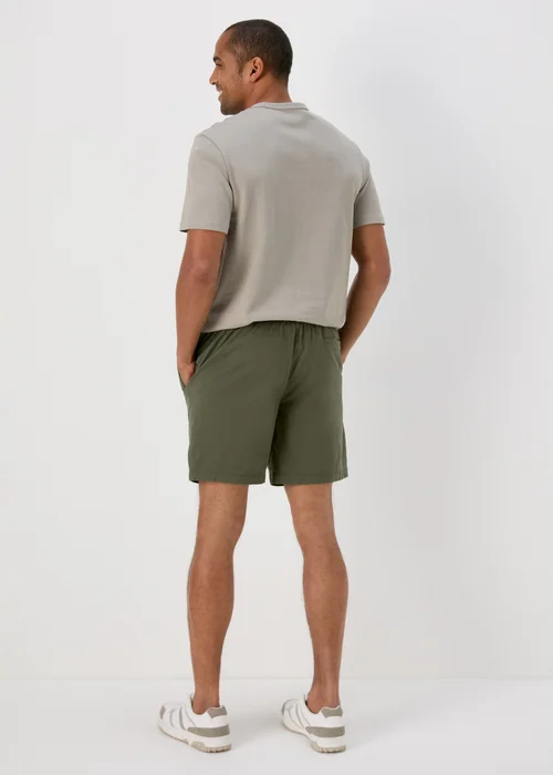 Khaki Drawcord Chino Shorts - S Image 2