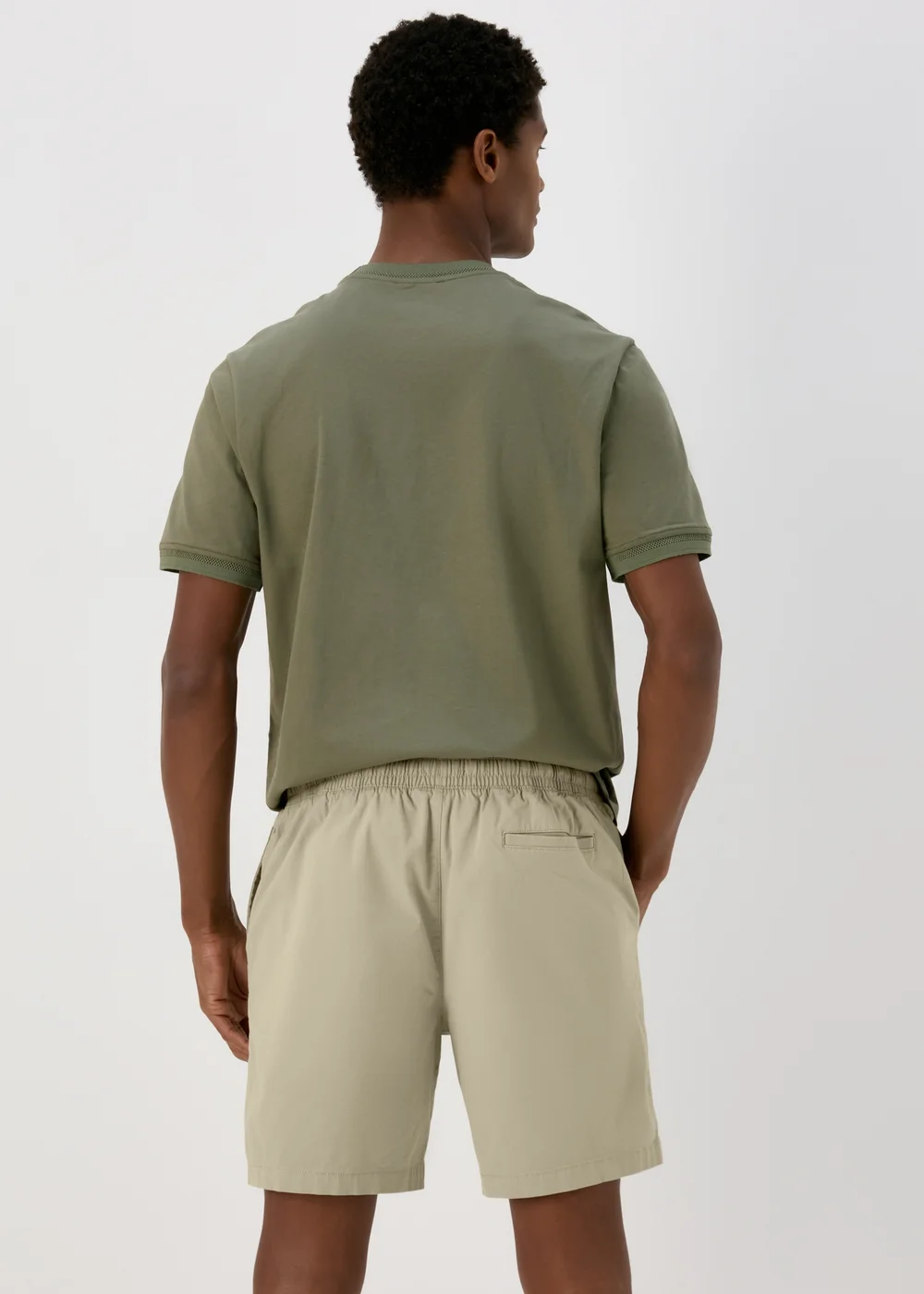 Bone Drawcord Chino Shorts - S Image 2