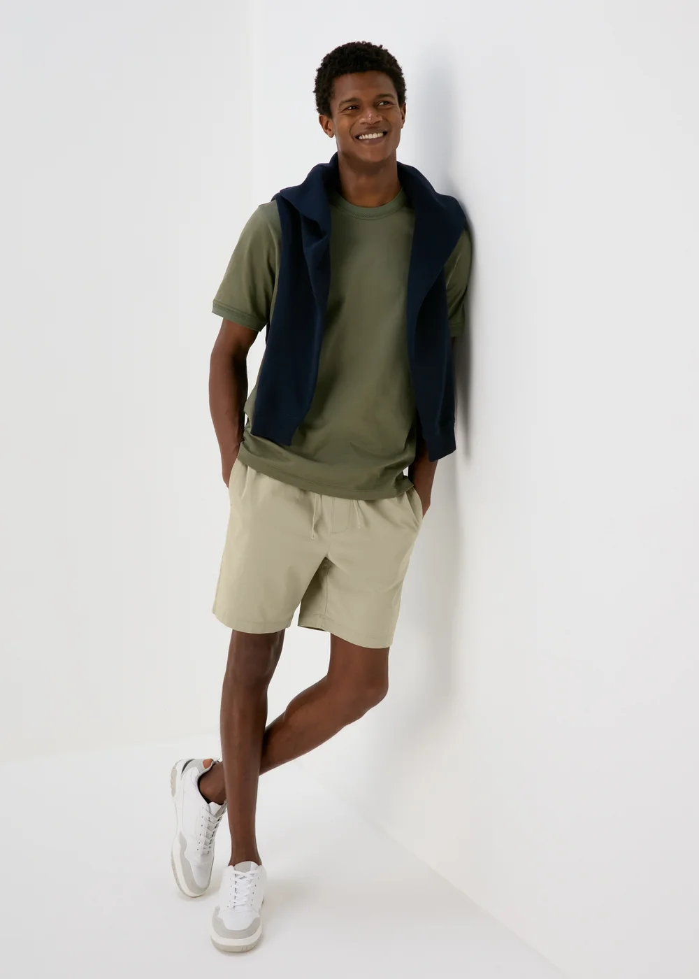 Bone Drawcord Chino Shorts - S Image 4