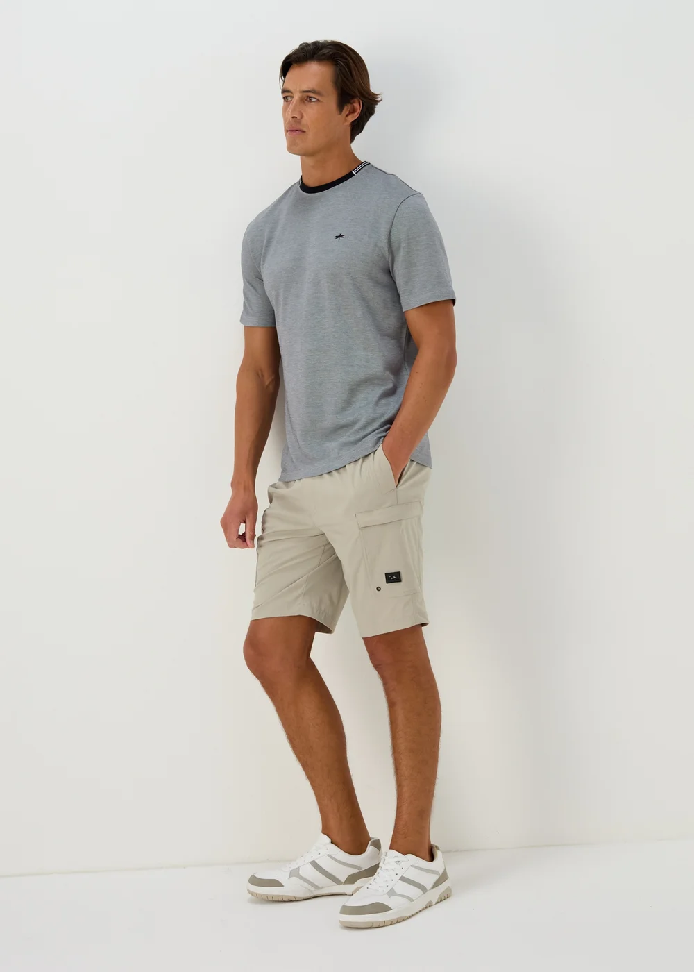 Stone Technical Drawcord Cargo Shorts - S Image 1