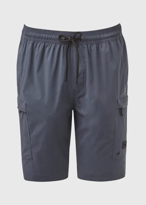 Blue Technical Drawcord Cargo Shorts - S Image 5
