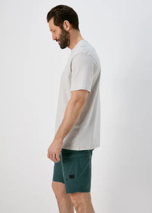 Teal Technical Drawcord Cargo Shorts - S Image 2