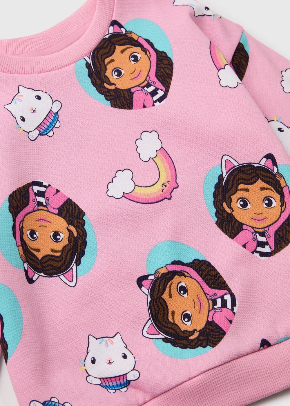 Girls Pink Gabby's Doll House Sweatshirt (18mths-6yrs) - 1.5-2 Yrs Image 2