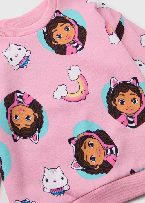 Girls Pink Gabby's Doll House Sweatshirt (18mths-6yrs) - 1.5-2 Yrs Image 2