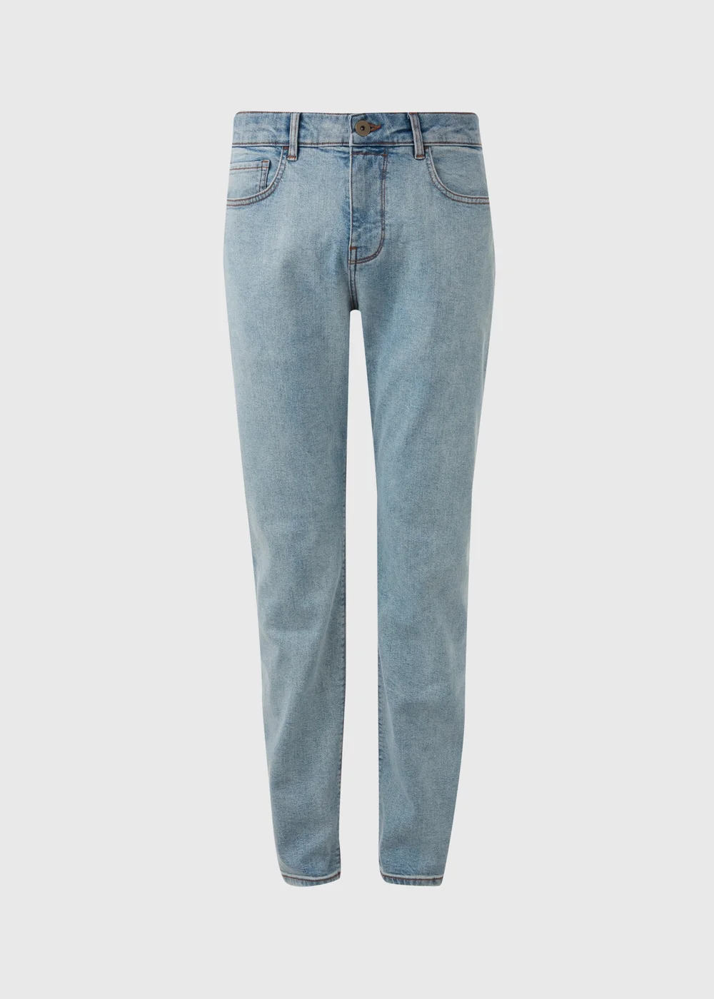 Blue Light Wash Straight Fit Jeans - 30 R Image 5