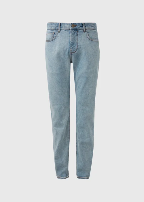 Blue Light Wash Straight Fit Jeans - 30 R Image 5