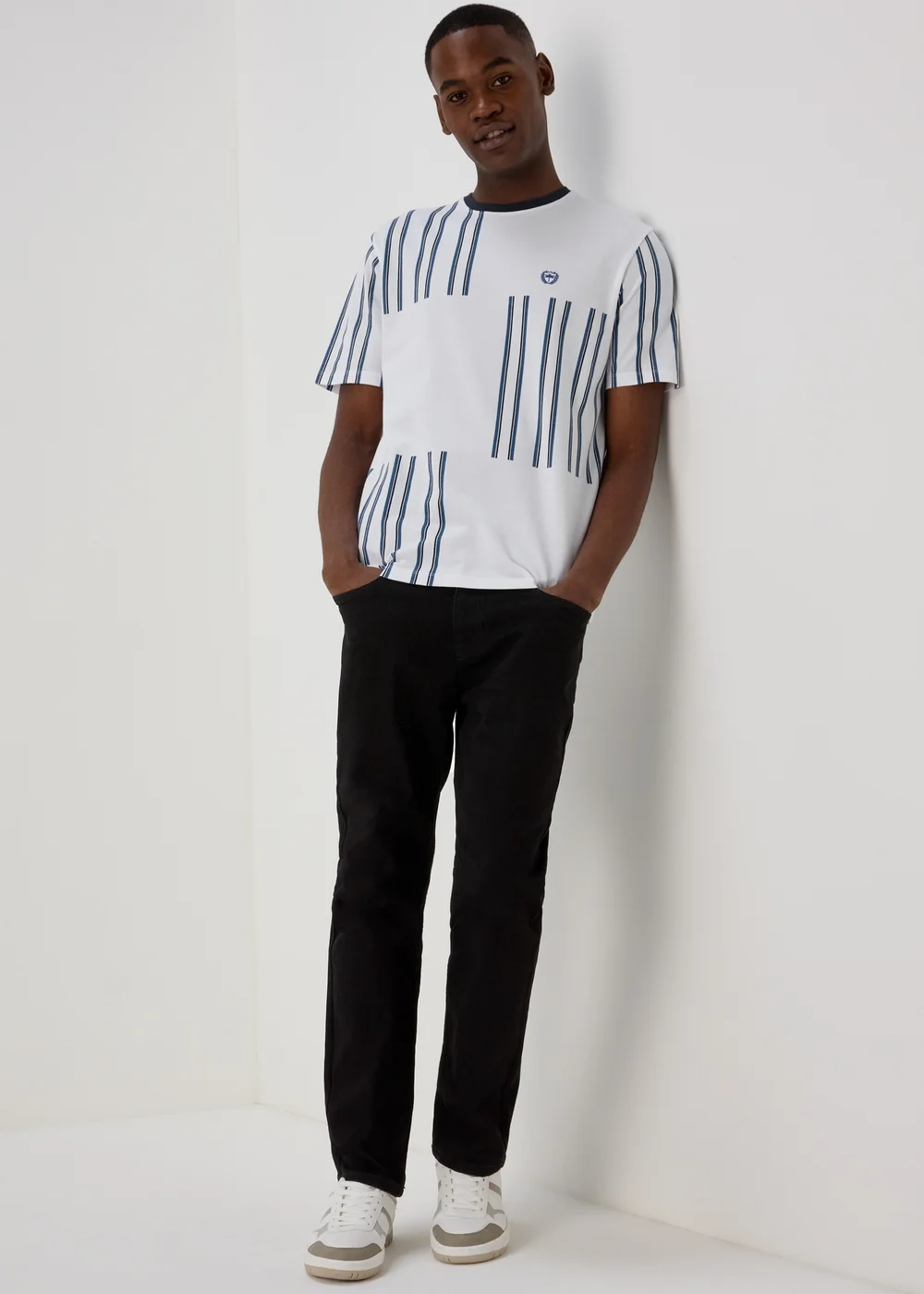 Black Stretch Slim Fit Jeans - 30 R Image 4