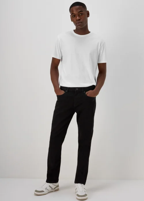 Black Stretch Slim Fit Jeans - 30 R Image 1