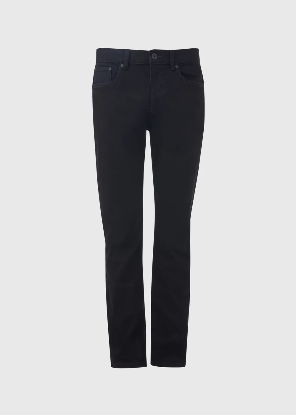 Black Stretch Slim Fit Jeans - 30 R Image 5