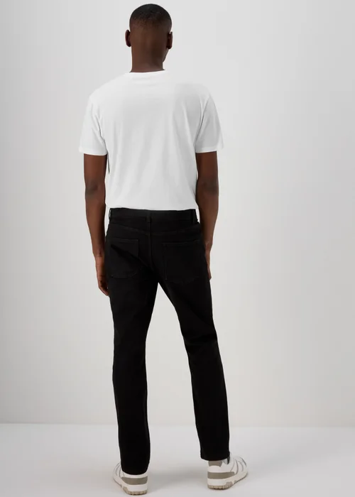 Black Stretch Slim Fit Jeans - 30 R Image 2